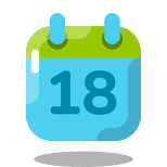 Calendar 18 icon