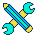 Pencil and Wrench icon