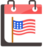 calendario-americano-externo-plano-icono-plano-mangsaabguru- icon