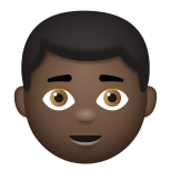 Boy Dark Skin Tone icon