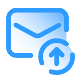 E-Mail hochladen icon