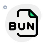 BUN files are audio files used for archiving and backing up Cakewalk projects icon