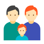 Family Two Man Skin Type 1 icon