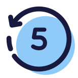 Repetição de 5 icon