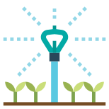 externe-sprinkler-farm-and-garden-flat-icons-pause-08 icon