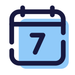 Calendrier 7 icon