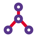 Chemistry class with an atoms nomenclature layout icon