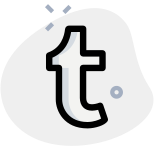 Tumblr a microblogging and social networking website icon