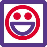 Yahoo a instant messaging client with emoji logotype icon