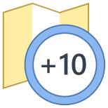 Zeitzone +10 icon