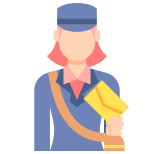 Postwoman icon