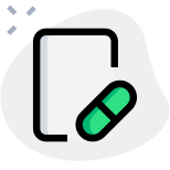 informações-externas-e-arquivo-sobre-um-prescrição-de-medicamento-medicamento-droga-verde-tal-revivo icon