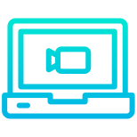 Laptop Video icon