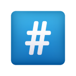 keycap-numero-segno-emoji icon