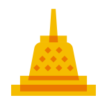 Stupa du temple de Borobudur icon