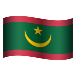 Mauretanien-Emoji icon