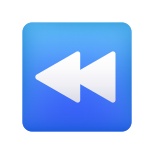 emoji de botón de retroceso rápido icon