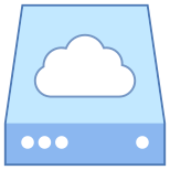 Cloud Speicherplatz icon