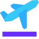 비행기 이륙 icon
