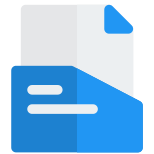 Documents collection for day boarding school and collage icon