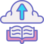 book cloud icon