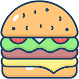 ハンバーガー icon