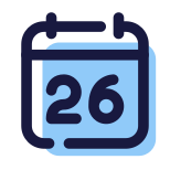 Calendar 26 icon