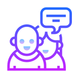 Zusammenarbeit Weiblich Männlich icon