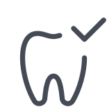 verificado nos dentes icon
