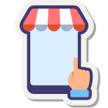 Mobile Shop Swipe icon