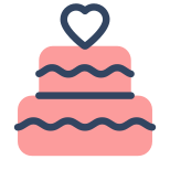 Pastel de boda icon