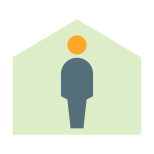 Person at Home icon