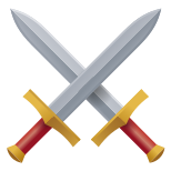 spade incrociate icon