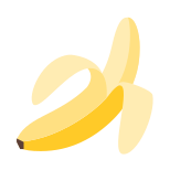껍질을 벗긴 바나나 icon
