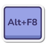 tecla alt-más-f8 icon