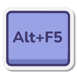 alt+f5キー icon