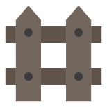 Barriera difensiva Legno icon