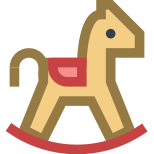 Cheval à bascule icon