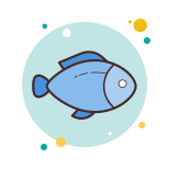 Nourriture pour poisson icon