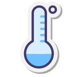 Thermometer Quarter icon