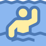 水泳者背面図 icon