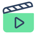 Clapperboard icon