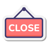 Close Sign icon