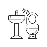 Cleaning Bathroom icon