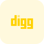 Digg-externo-un-agregador-de-noticias-con-un-logotipo-de-portada-curado-tritone-tal-revivo icon