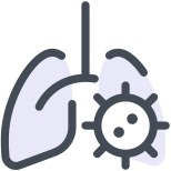 Doença pulmonar icon