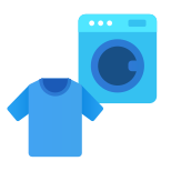 Roupas na lavanderia icon