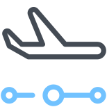 Vuelo de 2 escalas icon