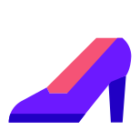 Scarpa da donna vista vista diagonale icon