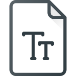 Font Type icon